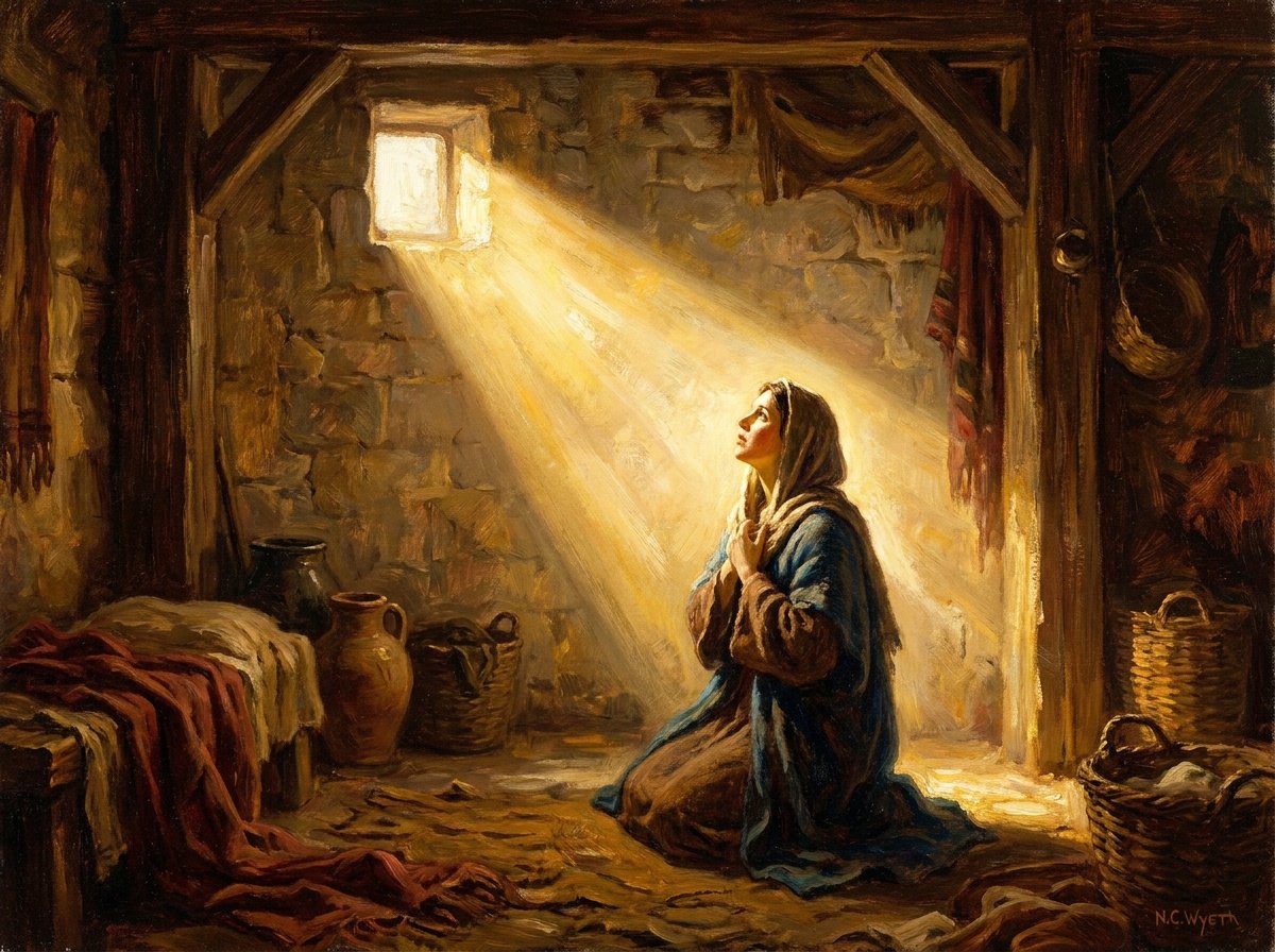 Illustration for The Annunciation